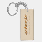 Schorpioenreflectie Sleutelhanger (Voorkant Links)