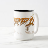 Schorpioenreflectie Tweekleurige Koffiemok (Voorkant rechts)