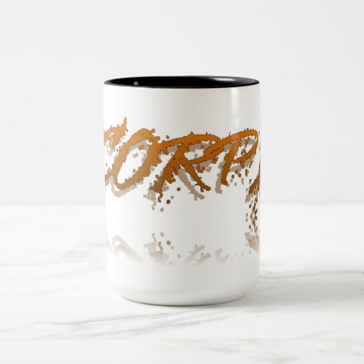 Schorpioenreflectie Tweekleurige Koffiemok (Center)