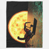 SCHORPIOENROBOT FLEECE DEKEN (Voorkant)