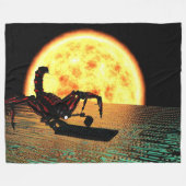 SCHORPIOENROBOT FLEECE DEKEN (Voorkant (Horizontaal))