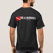 Schorpioenvis op de spons t-shirt (Achterkant)