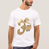 Schorpioon Sterrenbeeld Goud Symbool T-shirt (Voorkant)