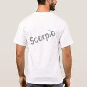 Schorpioon Sterrenbeeld Goud Symbool T-shirt (Achterkant)