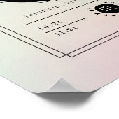 Schorpioon Zodiac Grafiek Gradiënt Pastels Poster (Hoek)