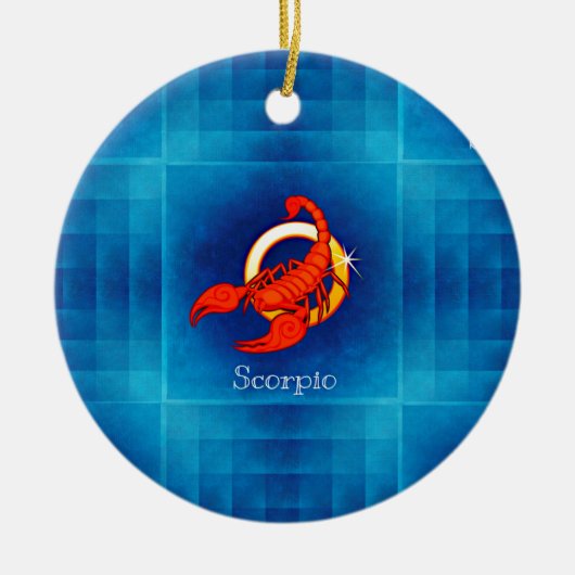 schorpioscoop keramisch ornament (Voorkant)