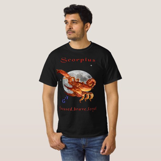 schorpius t-shirts (Voorkant volledig)