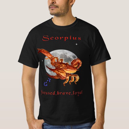 schorpius t-shirts (Voorkant)