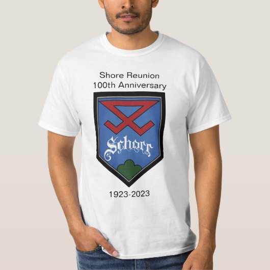 Schorr Shield Jubileum shirt (mannen) (Voorkant)