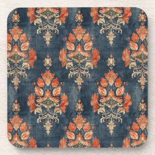 Schors doek textiel patroon (jaren 1940) bier onderzetter