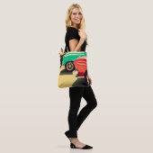 schors-houtachtergrond-abstract, grafisch decor, a tote bag (Op model)