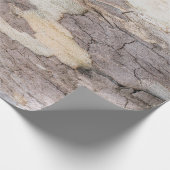 Schors van de vlakke boom cadeaupapier (Hoek)