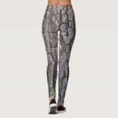 Schors van de vlakke boom leggings (Achterkant)