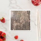 Schors van de vlakke boom servet (Insitu)