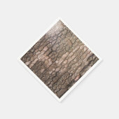 Schors van de vlakke boom servet (Hoek)