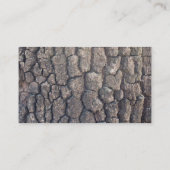 Schors van de vlakke boom visitekaartje (Achterkant)