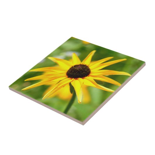 schorsengel met zwarte ogen tegeltje (Zijkant)