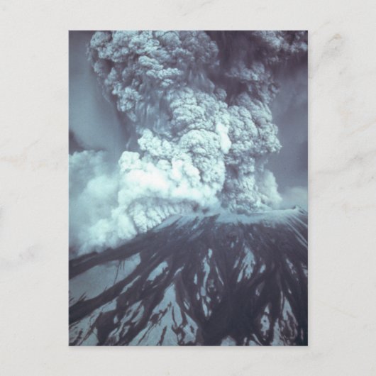 Schorsing van de berg Saint Helens Stratovolcano 1 Briefkaart (Voorkant)