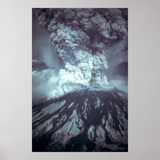 Schorsing van de berg Saint Helens Stratovolcano 1 Poster (Voorkant)