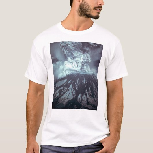 Schorsing van de berg Saint Helens Stratovolcano 1 T-shirt (Voorkant)