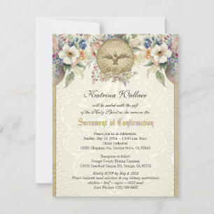 Schorsing van de bevestiging Religieus katholiek Kaart