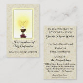 Schorsingsbevestiging kant-en-klare Host Dove Visitekaartje (Voorkant / Achterkant)