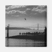 Schorsingsbrug in Lissabon Magneet (Voorkant)