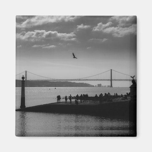 Schorsingsbrug in Lissabon Magneet (Voorkant)