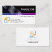 Schorsingskabels Bouwkolomtechniek Visitekaartje (Voorkant / Achterkant)