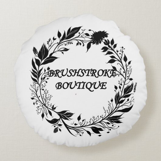 Schorsje op een zomerdag Sierkussen Rond Kussen (Achterkant)