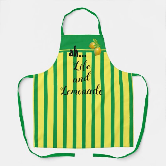 Schort Ah, leven en limonade (Voorkant)