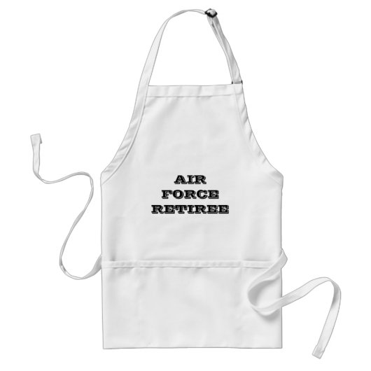 Schort Air Force Gepensioneerde (Voorkant)