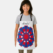 Schort (ao) - driehoeken en cirkels met naam (Insitu)