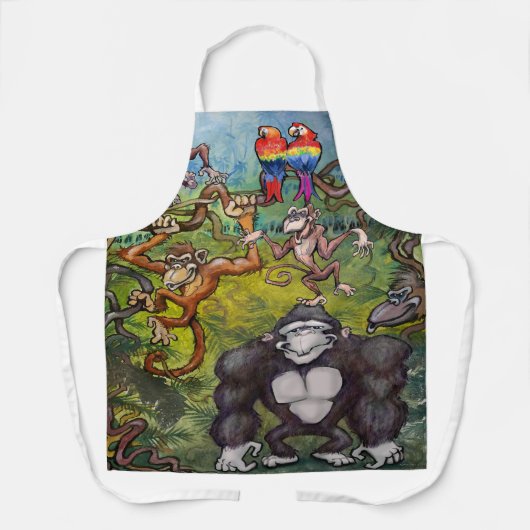 Schort apen (Voorkant)