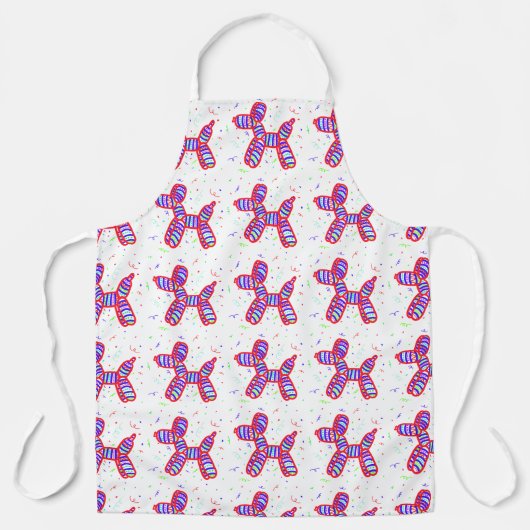 schort "Ballon Dogs Party" (Voorkant)