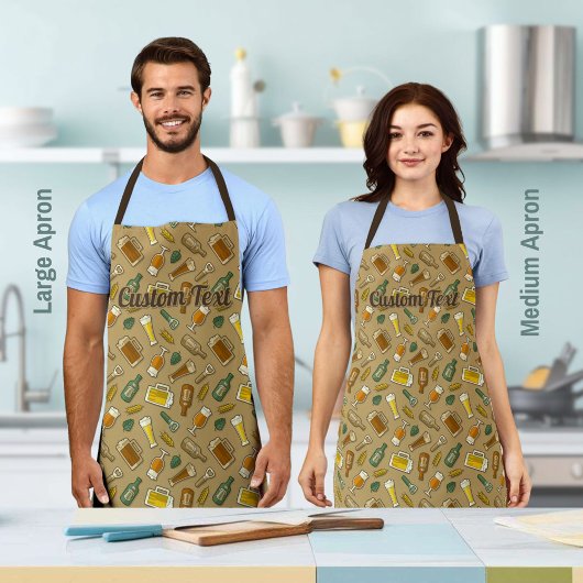 Schort Beer Icons Pattern