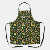 Schort Beer Icons Pattern (Voorkant)