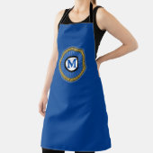 Schort - Blauw - Gepersonaliseerd - Initiaal toevo (Insitu)