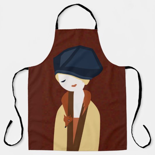 Schort blauw meisje (Voorkant)