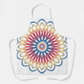 Schort bloem mandala ontwerp (Voorkant)