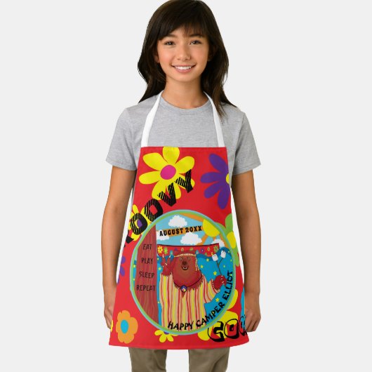 Schort Bloemen Camp Happy Beer All Over Print (Insitu)