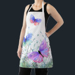 Schort Butterflies die in Natuur vliegen<br><div class="desc">Spring Joy - Colorful Butterflies die in de Waterverf van de Natuur het Schilderen Butterfly en Flowers vliegen - kies/voeg Uw favoriete Tekst/Kleur toe - maak Uw Unieke Gift - Resize en beweeg of verwijder en voeg elementen met aanpassingshulpmiddel toe! - Tekening en ontwerp door MIGNED. Je kunt ook mijn...</div>