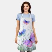 Schort Butterflies die in Natuur vliegen (Gedragen)