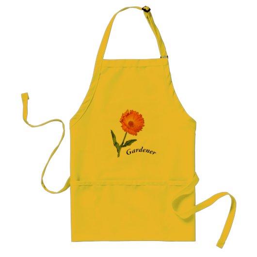 Schort - Calendula Blossom voor de Gardener (Voorkant)