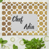 Schort Chef Adia met decoratief patroon Theedoek (Gevouwen)