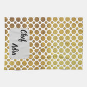 Schort Chef Adia met decoratief patroon Theedoek (Horizontaal)