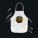Schort Chidren's a Hanukkah is Funukkah Chanukah<br><div class="desc">Een schort voor kinderen van de Hanukkah. Dit schort "A Funnukah Hanukkah" is een prachtig cadeau voor elk kind dat deze Chanokah heeft. Gebruik het voor het bakken, het ambachten of het spel om de dag van een kind te maken! Personaliseer door tekst, "met Alex"te schrappen en uw toe te...</div>