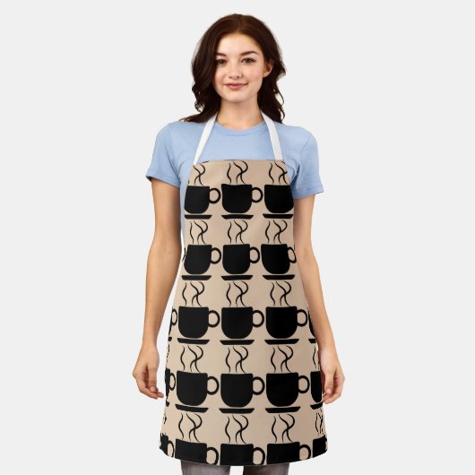 SCHORT COFFEE LOVER mocha KITCHEN (Gedragen)
