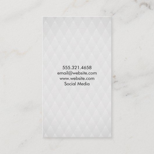 Schort | Cook Chef Visitekaartje (Achterkant)