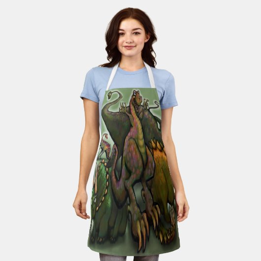 Schort Dinosaurs (Gedragen)